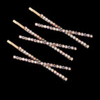 Clear Crystal Hair Pins - Piña Colada