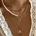 Classic Pendant Lucky Evil Eyes - Piña Colada