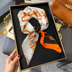 Square Scarf Silk Thin - Piña Colada