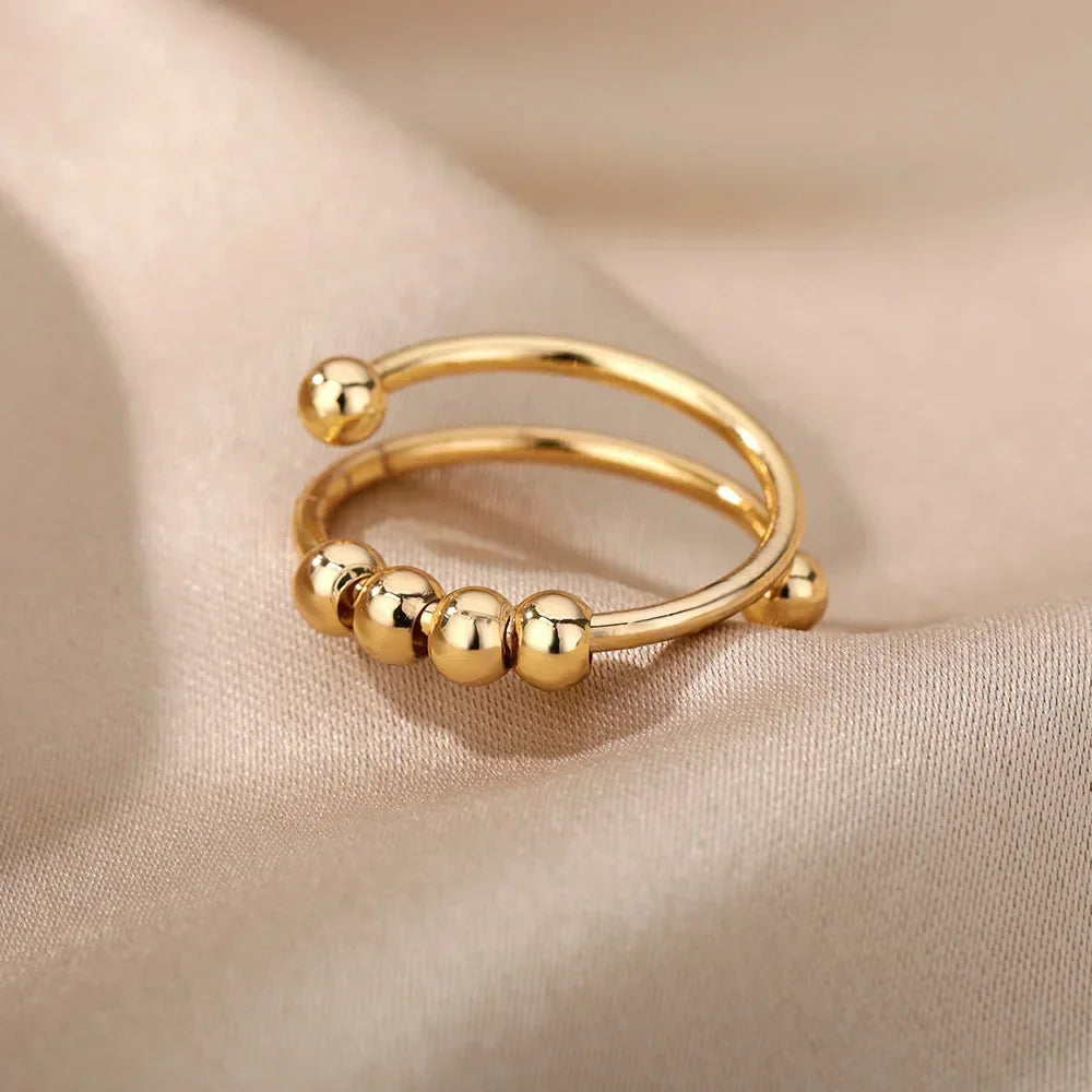 Stainless Steel Rings Aesthetic - Piña Colada