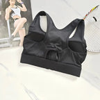 High Impact Front Zipper Sports Bra