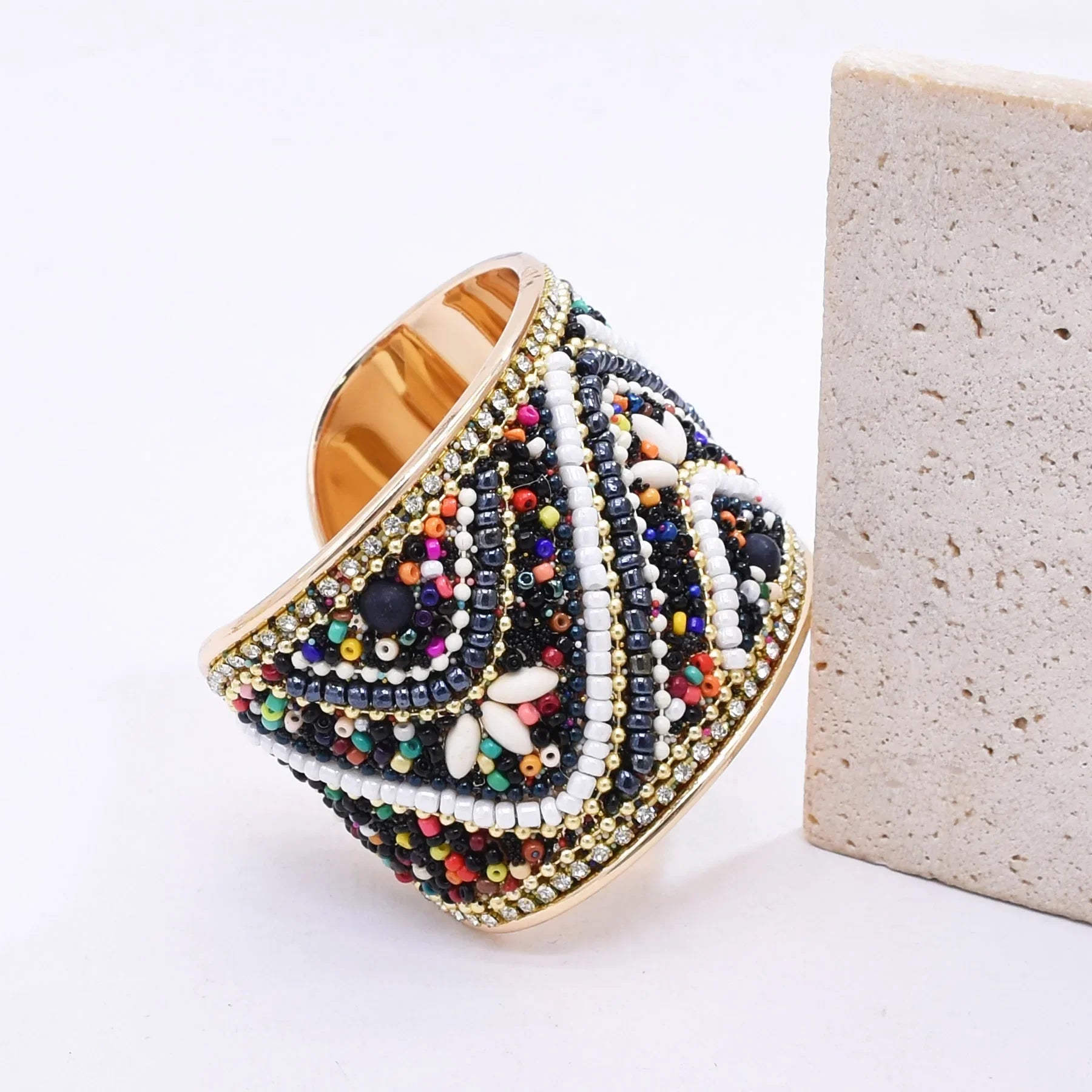 Bohemian Colorful Rice Beads Handmade - Piña Colada