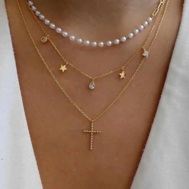 Bohemia Multilayer Necklaces - Piña Colada