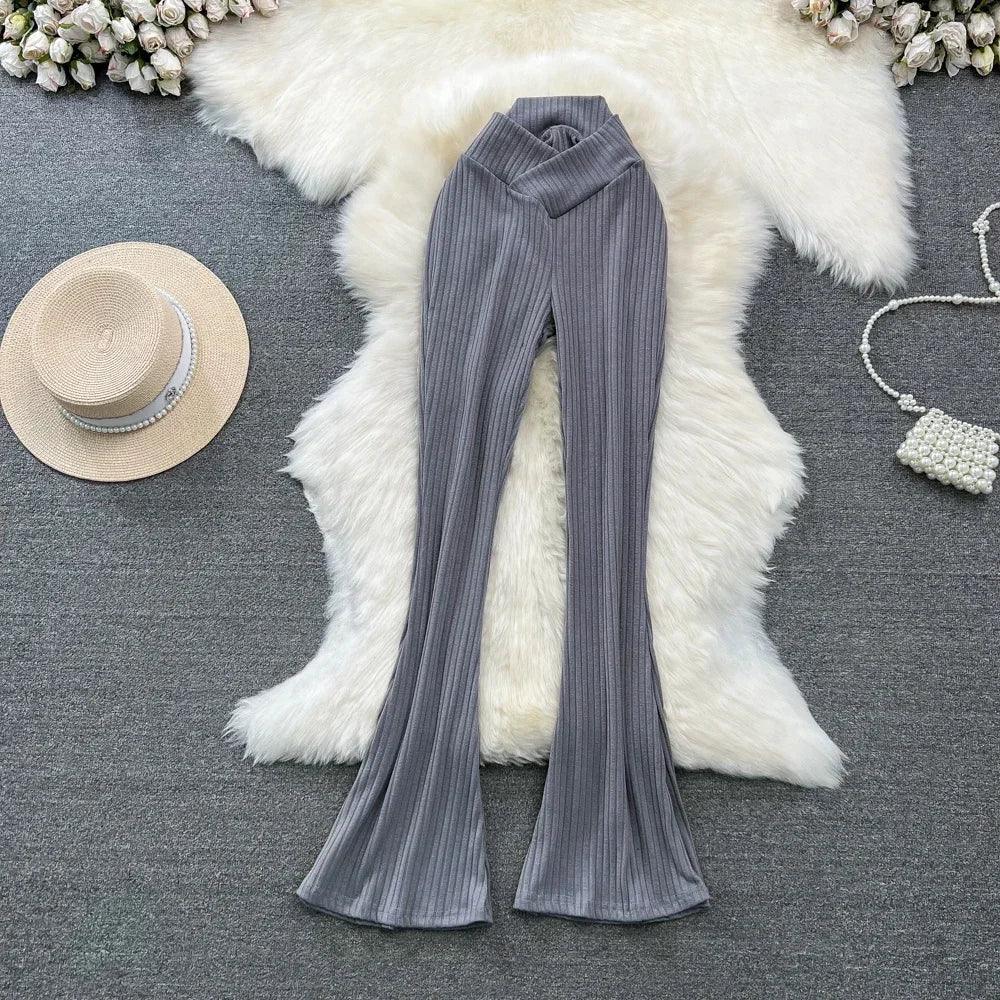 High Waist Pants - Piña Colada