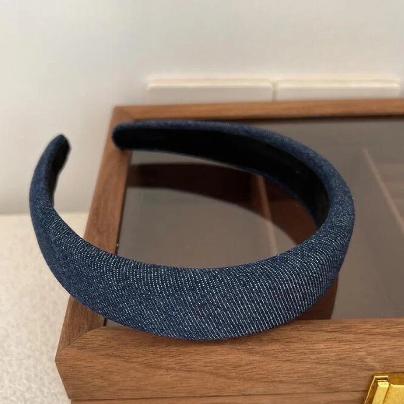 Headband Denim - Piña Colada