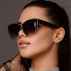 Trendy Cat Eye Gradient Sunglasses - Piña Colada