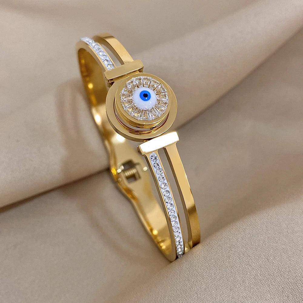 Evil Eye Bracelet Stainless Steel - Piña Colada