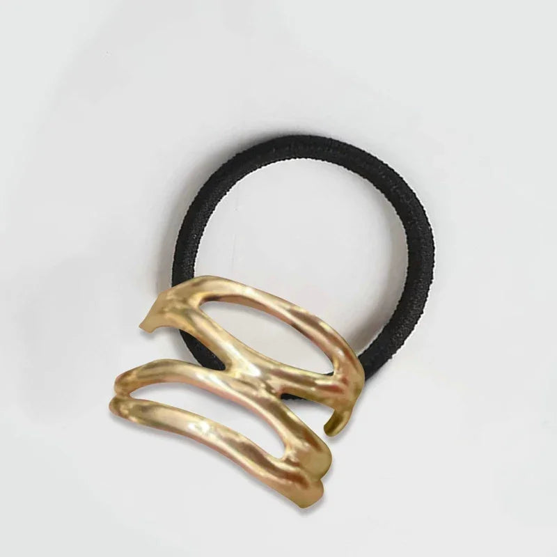 Metal Irregular Double-Layer Hair Bands - Piña Colada