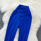 High Waist Pants - Piña Colada