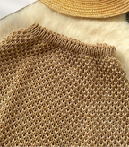 Knitting Tassels Skirt - Piña Colada