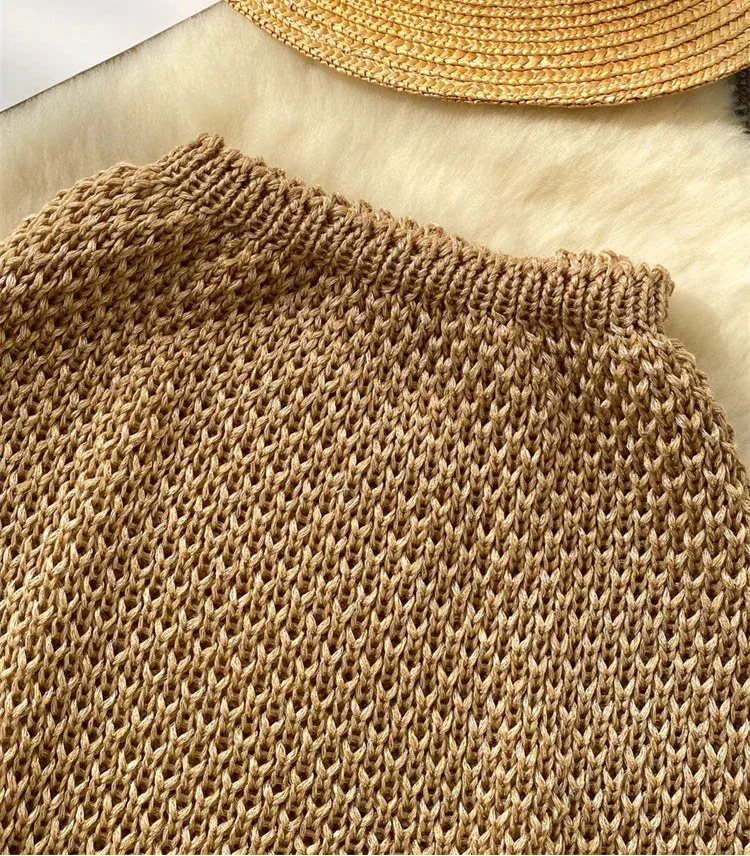Knitting Tassels Skirt - Piña Colada