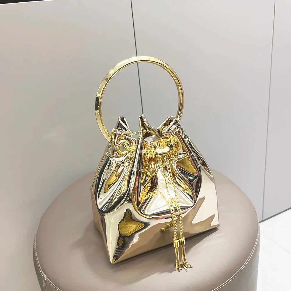 Evening clutch Bag Bucket - Piña Colada
