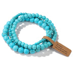 3Pcs Natural Stone Beaded Bracelets Set - Piña Colada