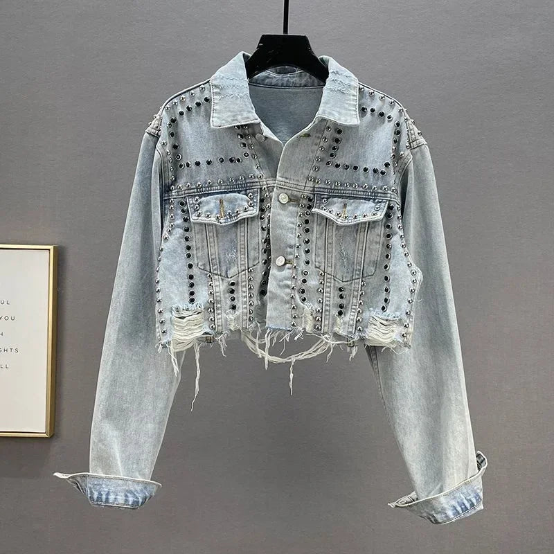 Detail Denim Jacket - Piña Colada