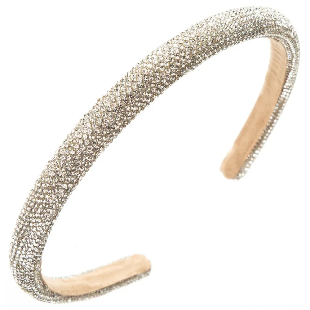 Rhinestone Small Hairband - Piña Colada