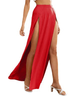 Elastic High Waist Skirts - Piña Colada