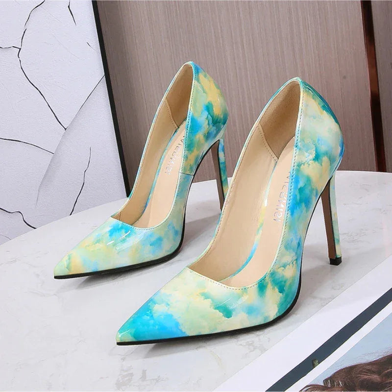 Pointed Toe Mix-Color - Piña Colada
