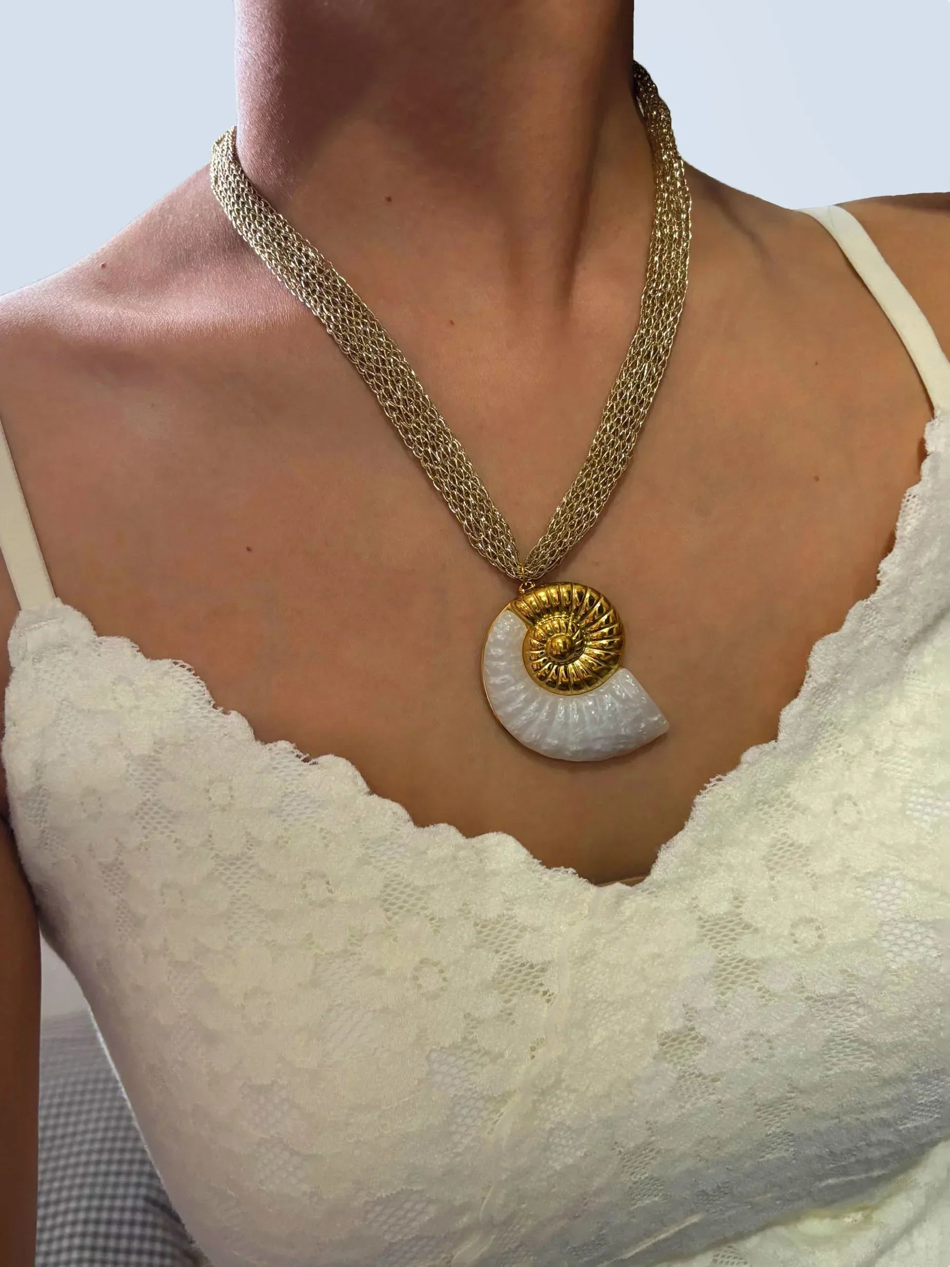 Stainless Steel Conch Leaf Sun - Piña Colada