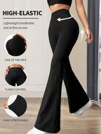 High Waisted Pants Slim - Piña Colada