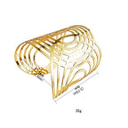Geometric Cuff Bracelet - Piña Colada
