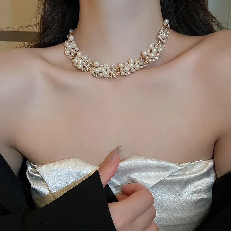 3-Piece Vintage Necklace & Earrings for Women - Piña Colada