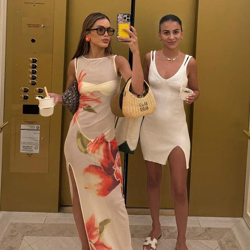 Summer Dress Light See-Through - Piña Colada