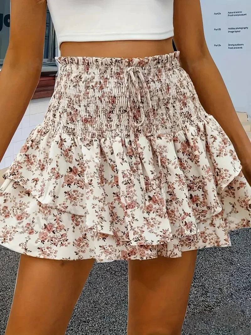 Floral Shorts - Piña Colada