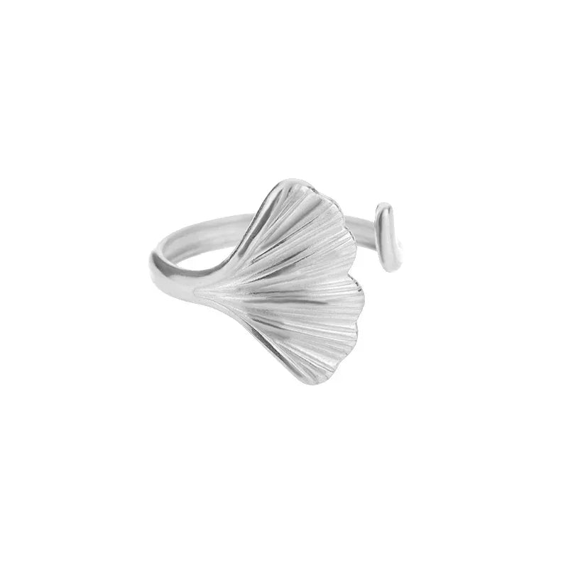Stainless Steel Zircon Adjustable Ring - Piña Colada