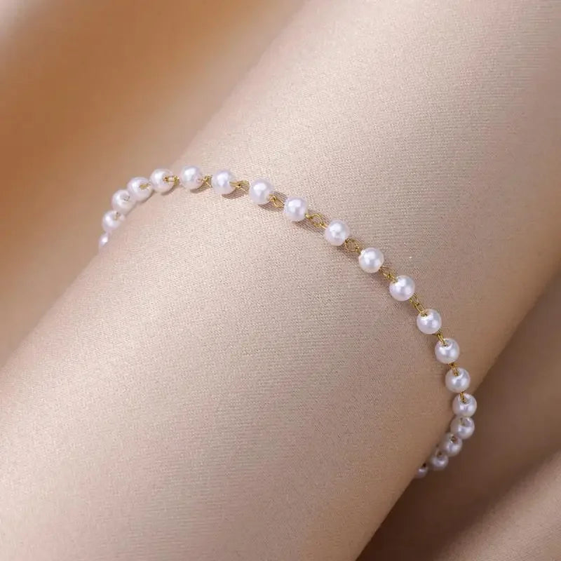 Stainless Steel Gold-Plated Anklet for Women - Piña Colada