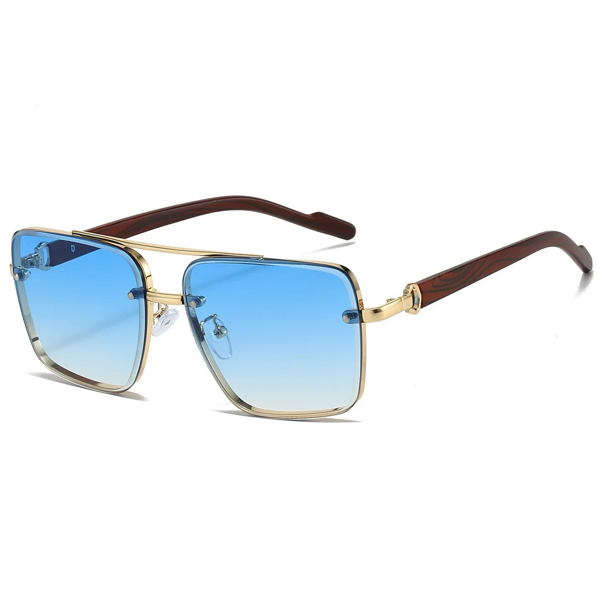 Square Metal Shades Sunglasses - Piña Colada