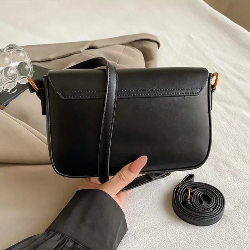 Casual Leather Satchel Bag for Women - Piña Colada