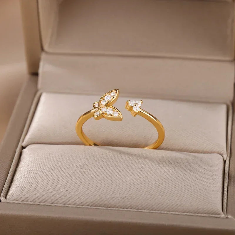 Stainless Steel Rings Aesthetic - Piña Colada