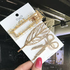 3/4pcs Set Pearl Hair Clip - Piña Colada