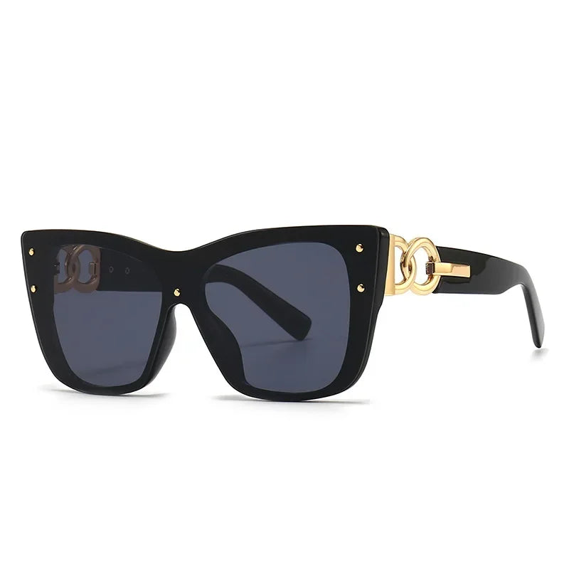 Big Frame Cat Eye Sunglasses - Piña Colada