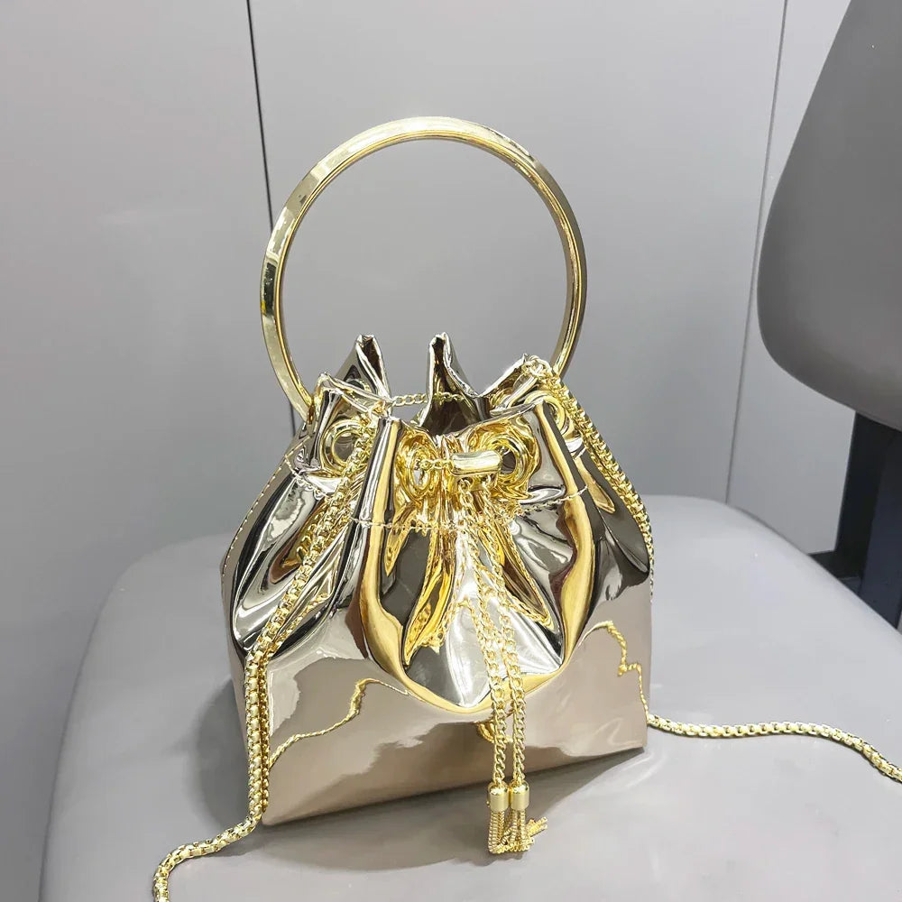 Evening clutch Bag Bucket - Piña Colada