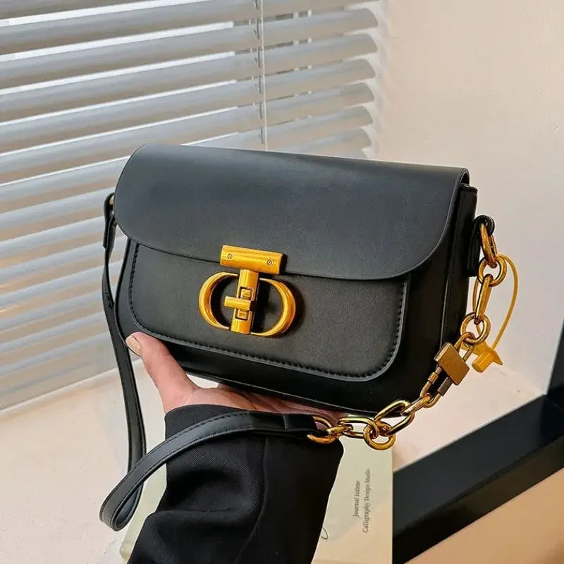 Casual Leather Satchel Bag for Women - Piña Colada