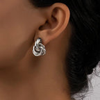 Chunky Hoop Earrings - Piña Colada