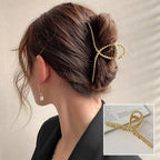 Metal Geometric Hair Claws - Piña Colada