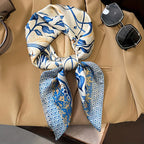 Square Scarf Silk Thin - Piña Colada