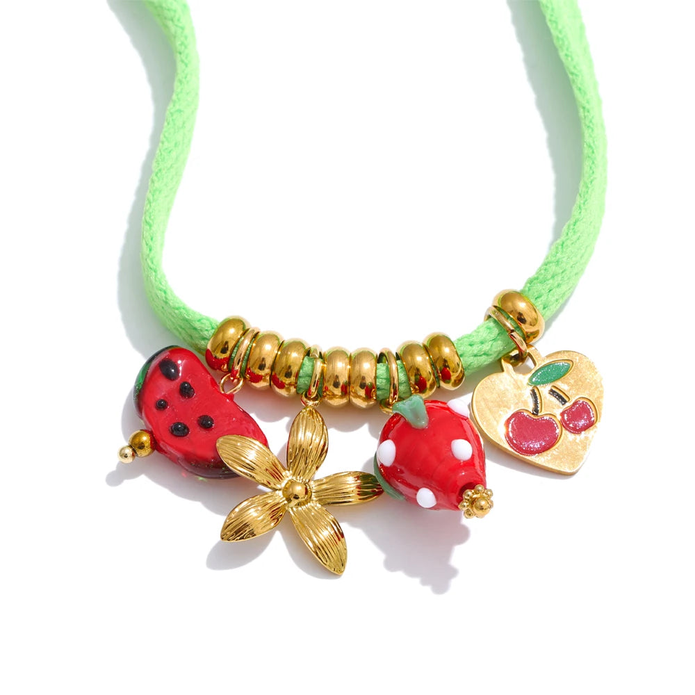 Sweet Tropics Charm Necklace