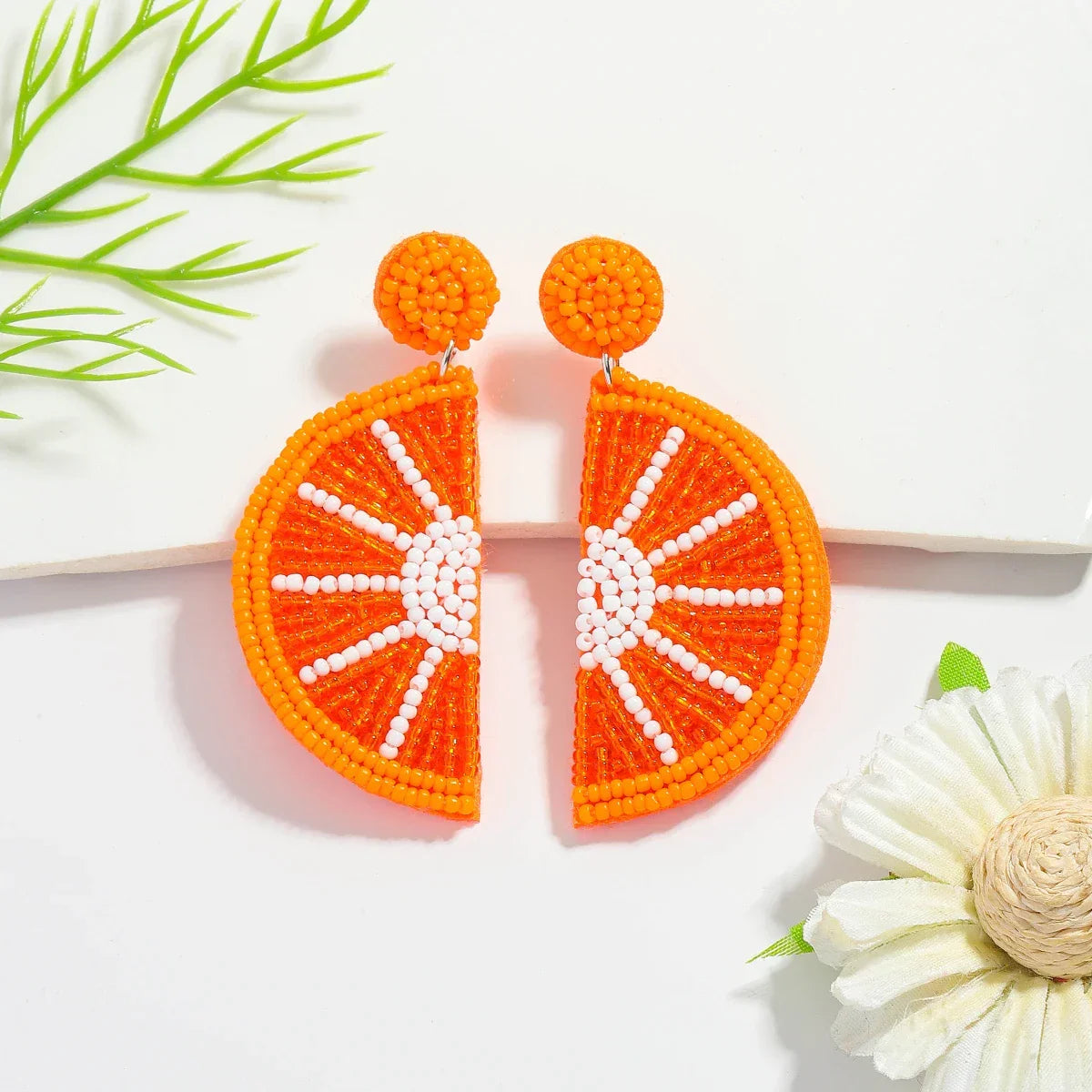 Earrings For Women Handmade Beed - Piña Colada