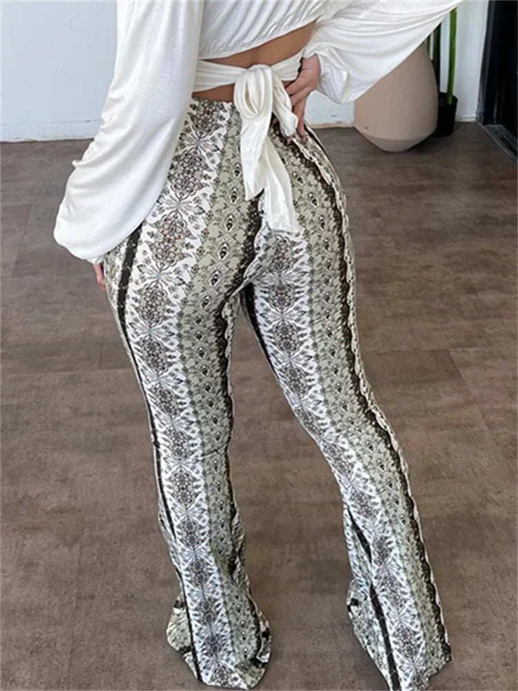 Women Flare Pants Bohemian