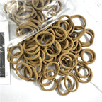 50PCS Elastic Hair Bands Set - Piña Colada