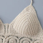 Boho Fringe Tank - Piña Colada