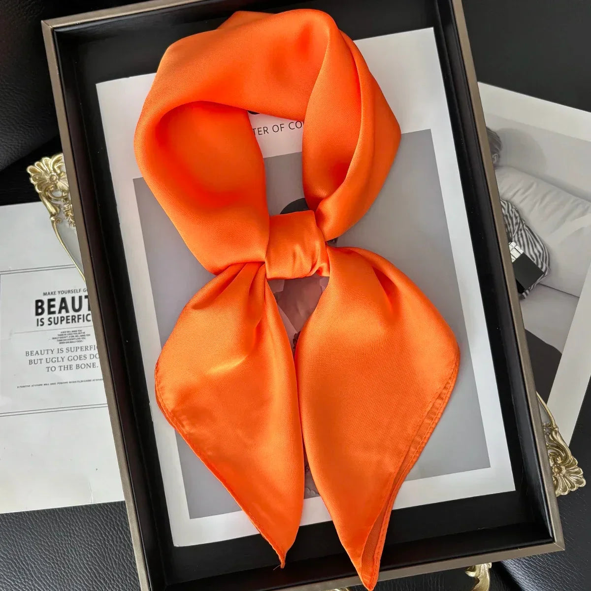 Silk Square Scarf Spring - Piña Colada