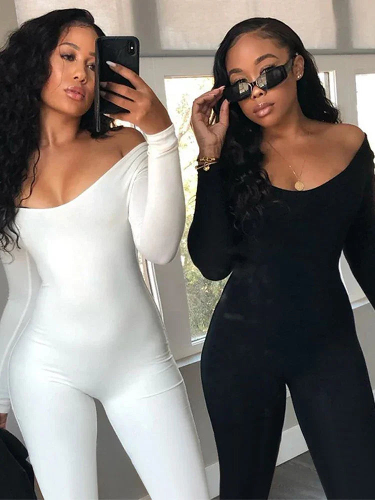 One-piece Tight Hip Lifting Jumpsuit - Piña Colada