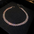Full Rhinestone Choker - Piña Colada