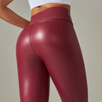 High Waist Stretchy Slim Fit Pencil Pants – Active Everyday Comfort - Piña Colada