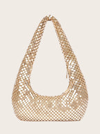 Metallic Sequin Boho Bag - Piña Colada