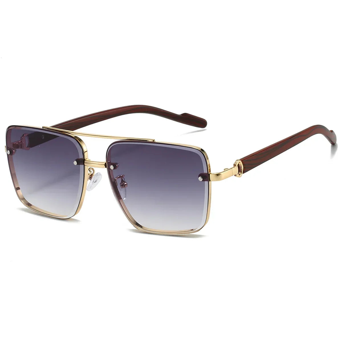 Square Metal Shades Sunglasses - Piña Colada